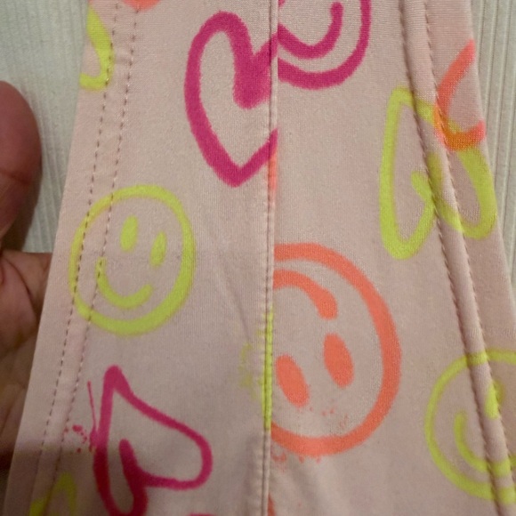 Derek Heart Overalls Romper Girl Neon size 10 - Picture 3 of 8